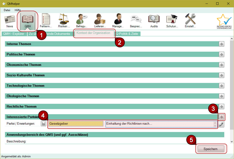 Kontext der Organisation